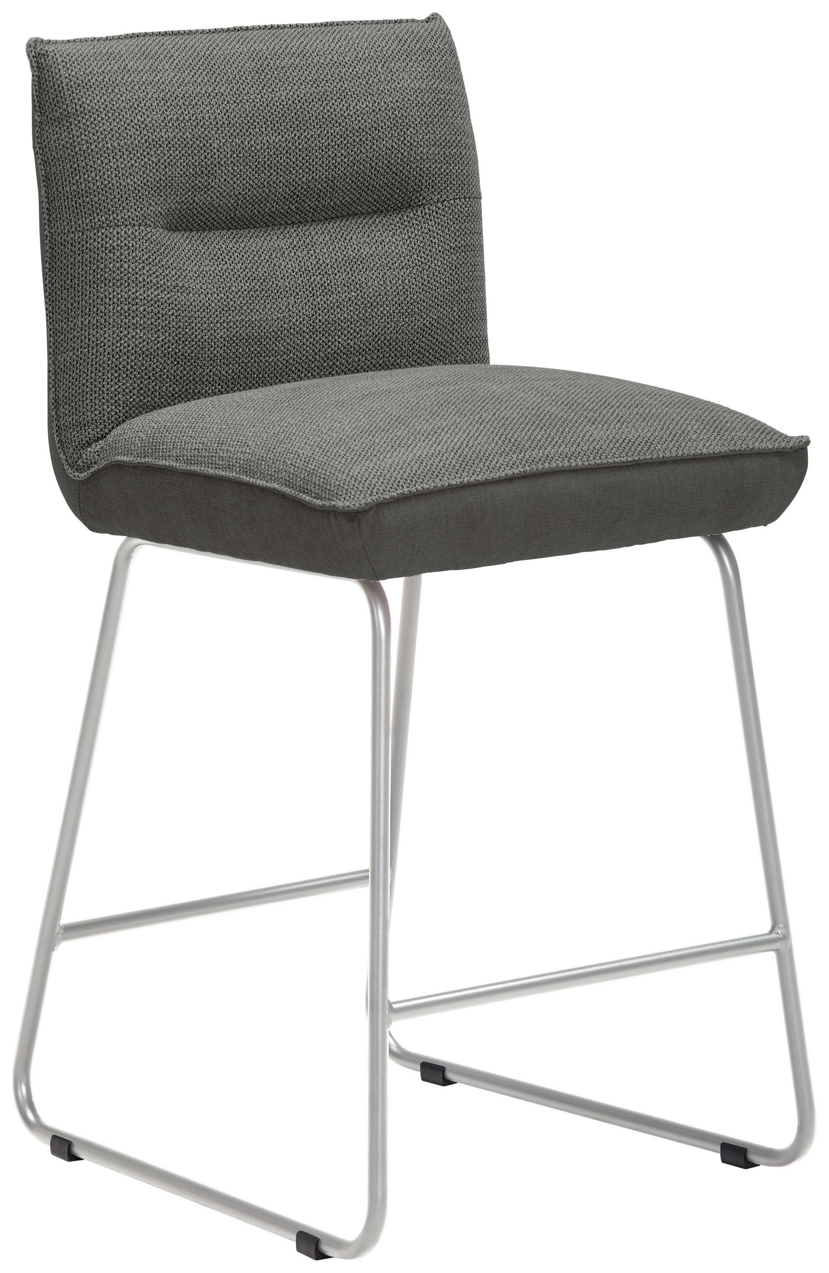 TRESENSTUHL in Metall, Textil Grau, Edelstahlfarben, Dunkelgrau  - Edelstahlfarben/Dunkelgrau, Design, Textil/Metall (48/92/54cm) - Dieter Knoll