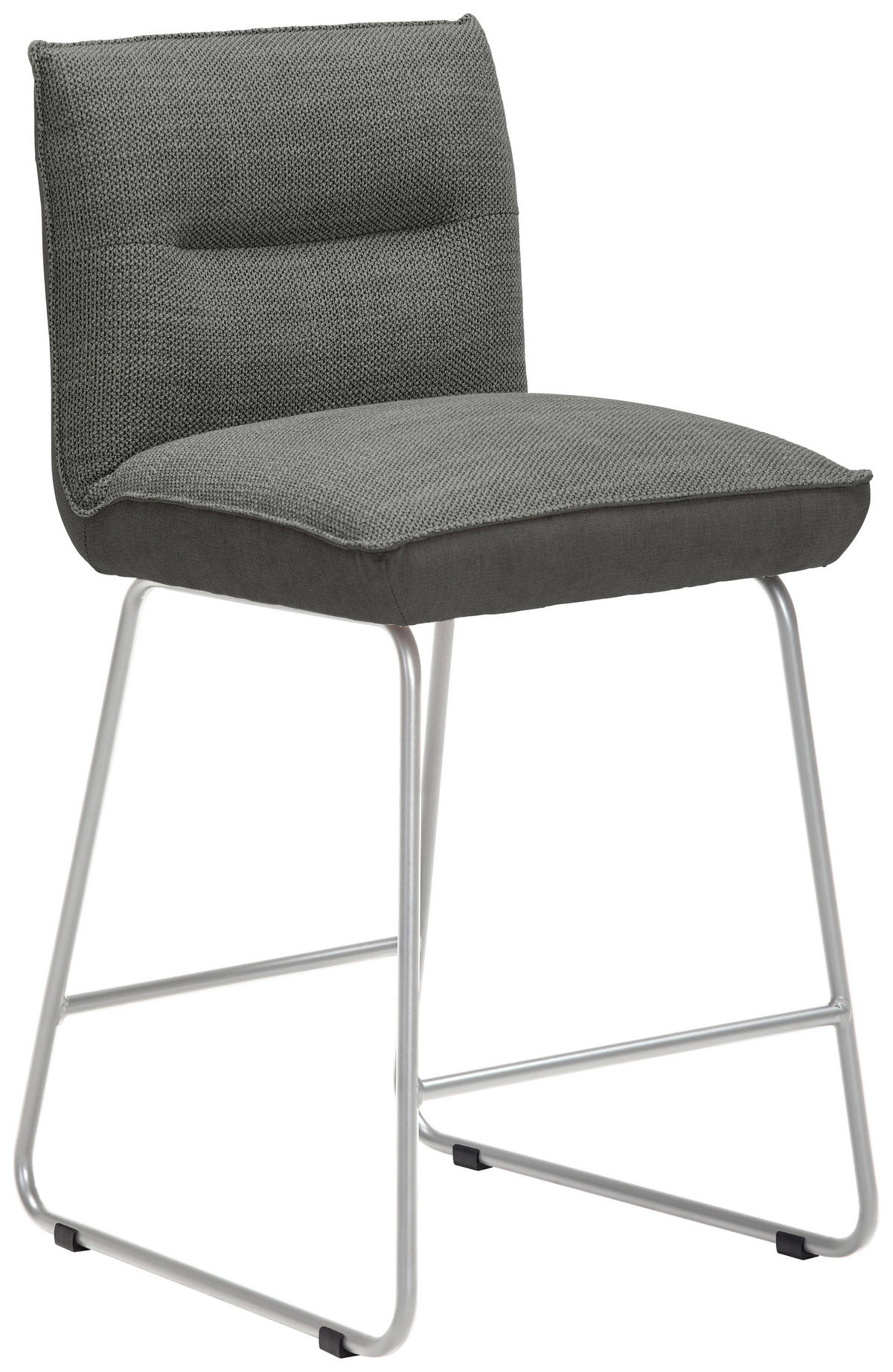 TRESENSTUHL in Grau, Edelstahlfarben, Dunkelgrau  - Edelstahlfarben/Dunkelgrau, Design, Textil/Metall (48/92/54cm) - Dieter Knoll