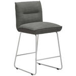 TRESENSTUHL in Grau, Edelstahlfarben, Dunkelgrau  - Edelstahlfarben/Dunkelgrau, Design, Textil/Metall (48/92/54cm) - Dieter Knoll