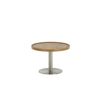 COUCHTISCH in Holz, Metall, Holzwerkstoff 60/60/40 cm  - Edelstahlfarben/Eichefarben, Design, Holz/Holzwerkstoff (60/60/40cm) - Novel