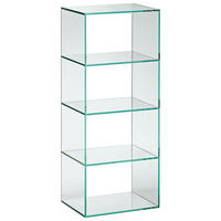 REGAL Transparent  - Transparent, Design, Glas (40/99/30cm) - Xora
