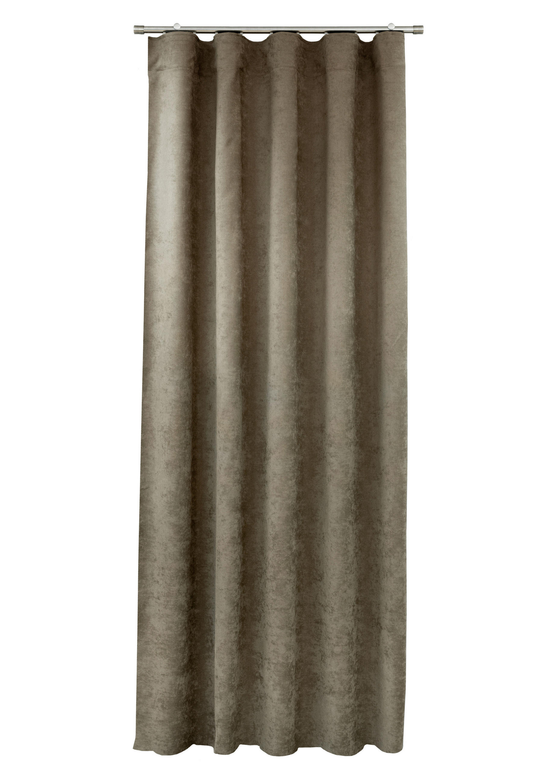 KÉSZFÜGGÖNY sötétítő  - taupe, Basics, textil (140/250cm)