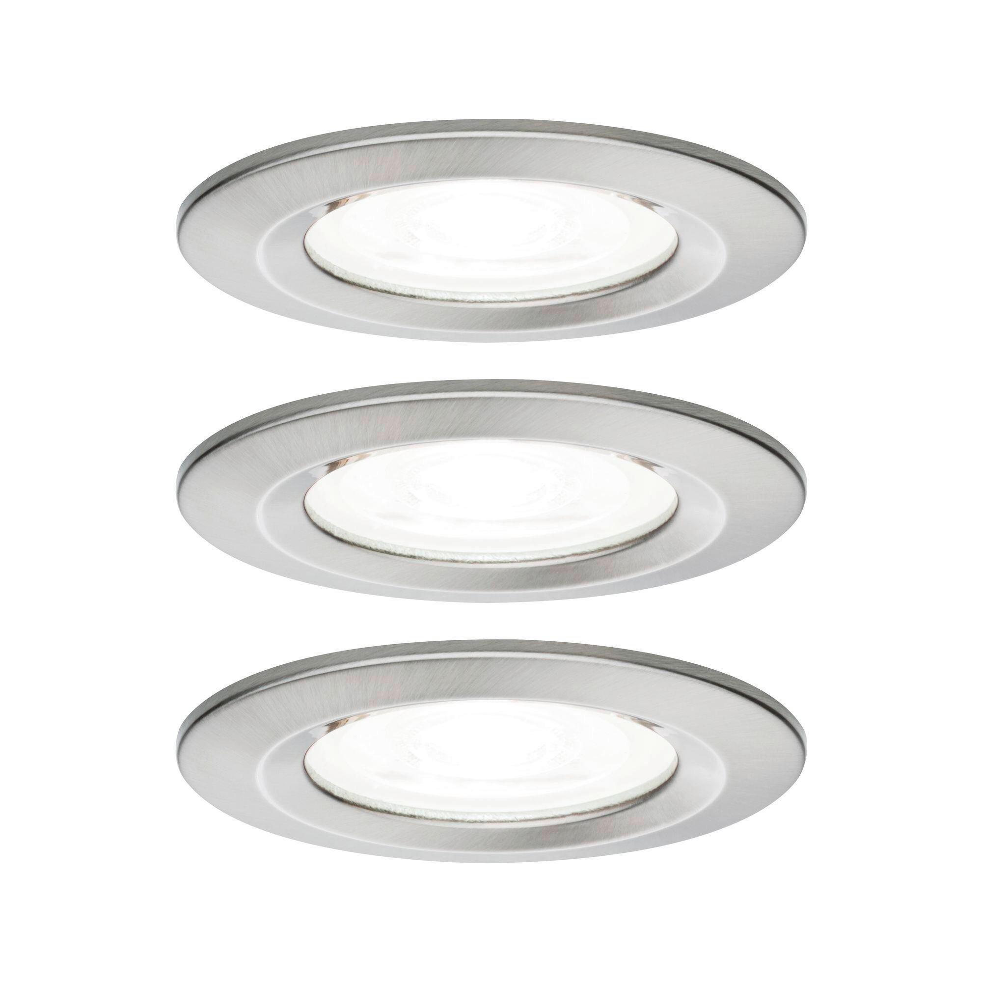LED-DECKENLEUCHTE 7,8 cm  - Zinkfarben/Alufarben, Design, Metall (7,8cm) - Paulmann