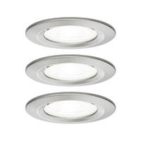 LED-DECKENLEUCHTE 7,8 cm  - Zinkfarben/Alufarben, Design, Metall (7,8cm) - Paulmann