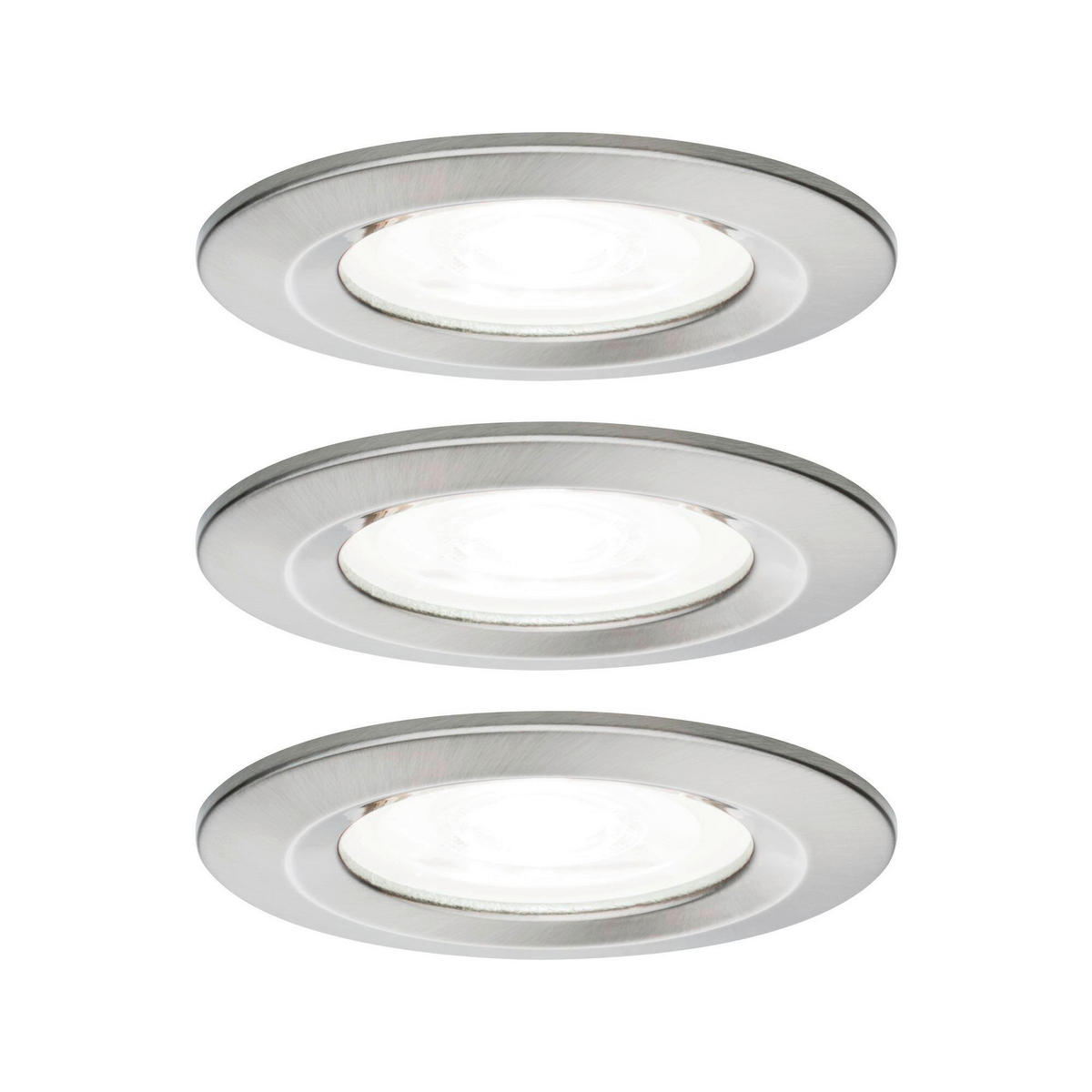 LED-DECKENLEUCHTE 7,8 cm  - Zinkfarben/Alufarben, Design, Metall (7,8cm) - Paulmann