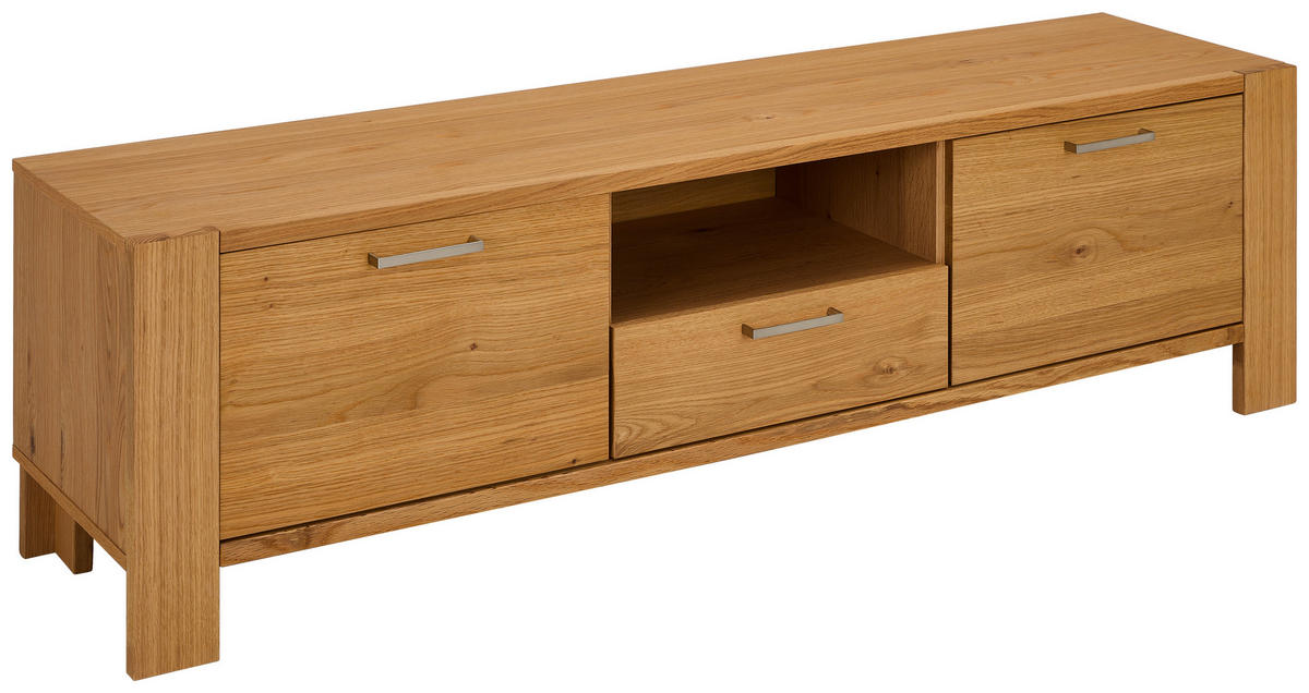 LOWBOARD  in  - Silberfarben/Naturfarben, Design, Holz/Holzwerkstoff (171/43/47cm) - MID.YOU