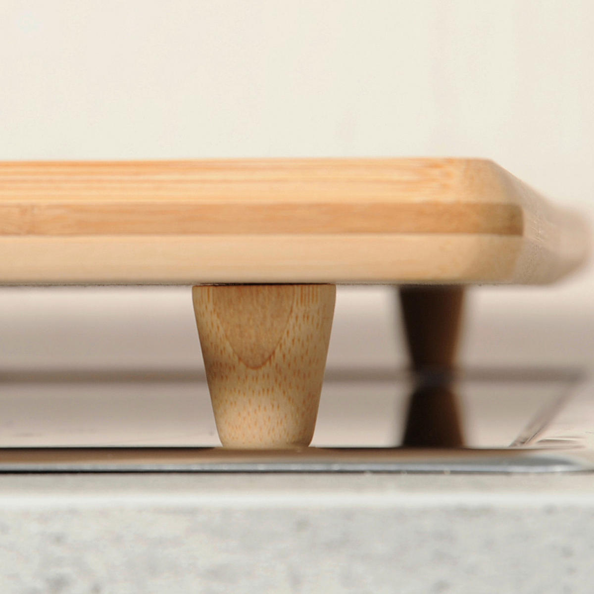 HERDABDECKPLATTE 9304613  - Hellbraun, Basics, Naturmaterialien (57.5/32.5/4cm) - Kesper