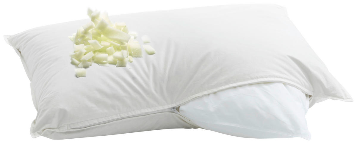 3-KAMMER-KISSEN 50/70 cm  - Weiss, Basics, Textil (50/70cm) - Billerbeck