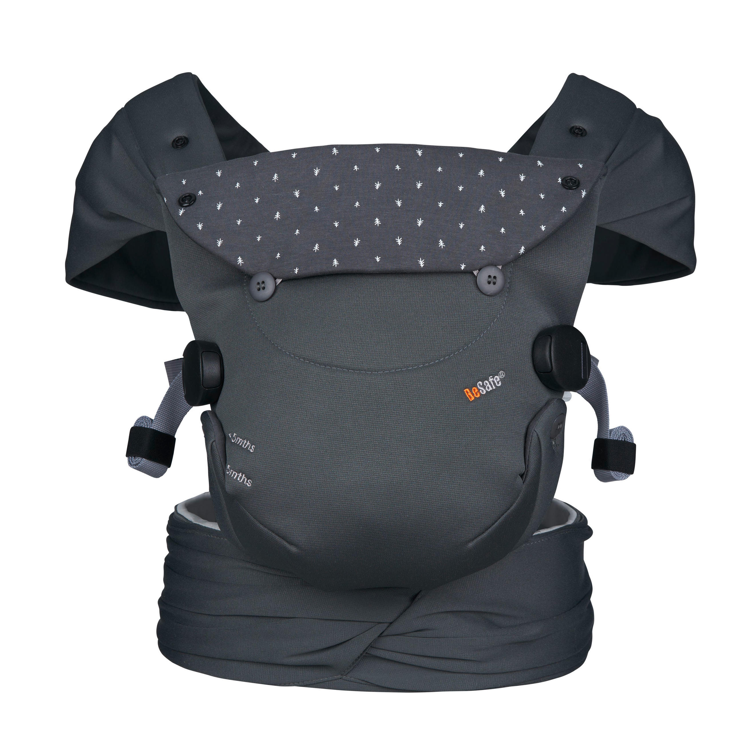 KENGURU  NEWBORN HAVEN  antracit  - antracit, Basics, tekstil (0,8kg) - Besafe