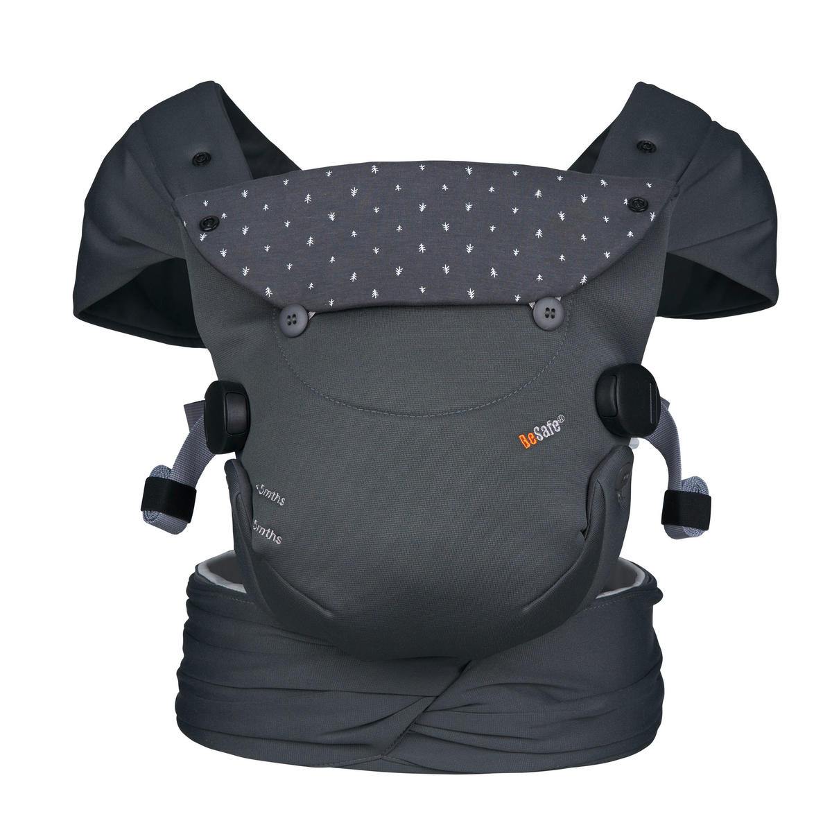 KENGUR NOSILJKA  NEWBORN HAVEN  - antracit, Osnovno, tekstil (0,8kg) - Besafe