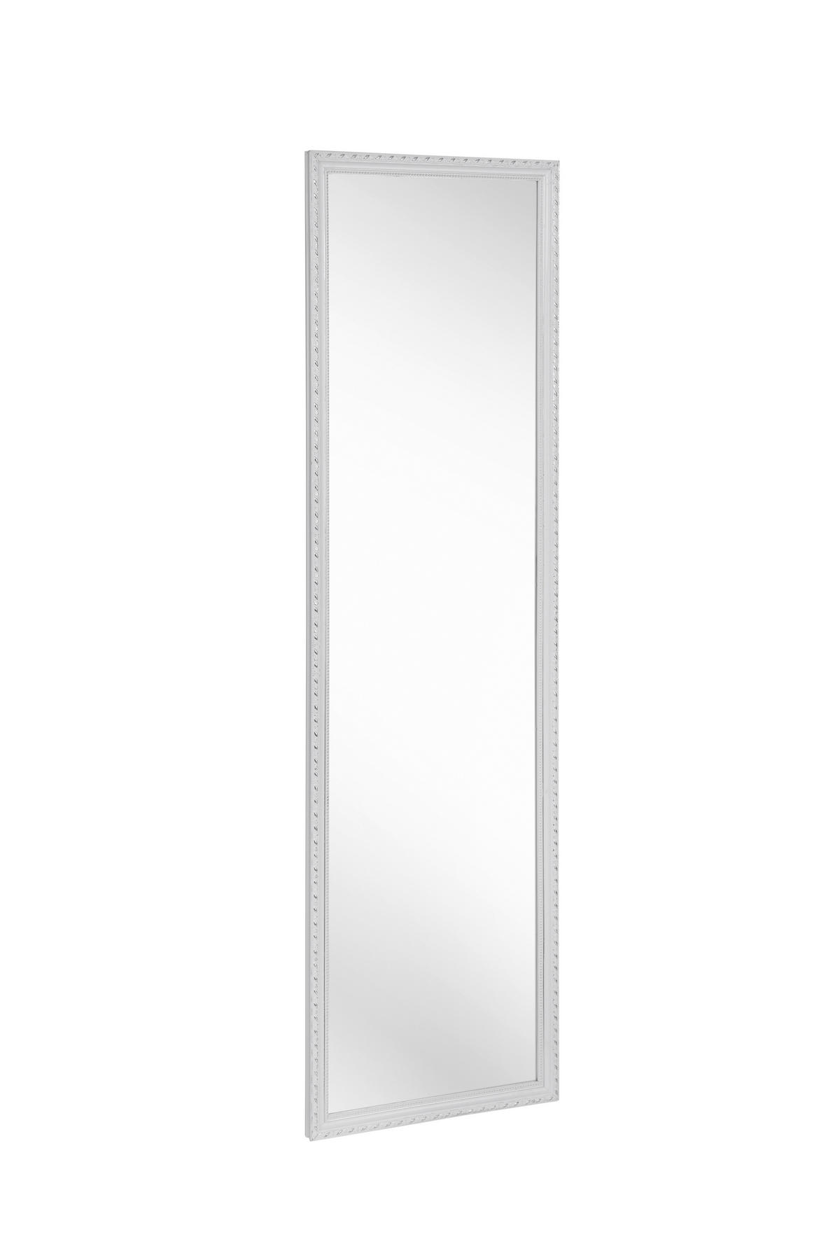 WANDSPIEGEL 35/125/2 cm    in rechteckig  - Weiß, LIFESTYLE, Glas/Holz (35/125/2cm) - Carryhome