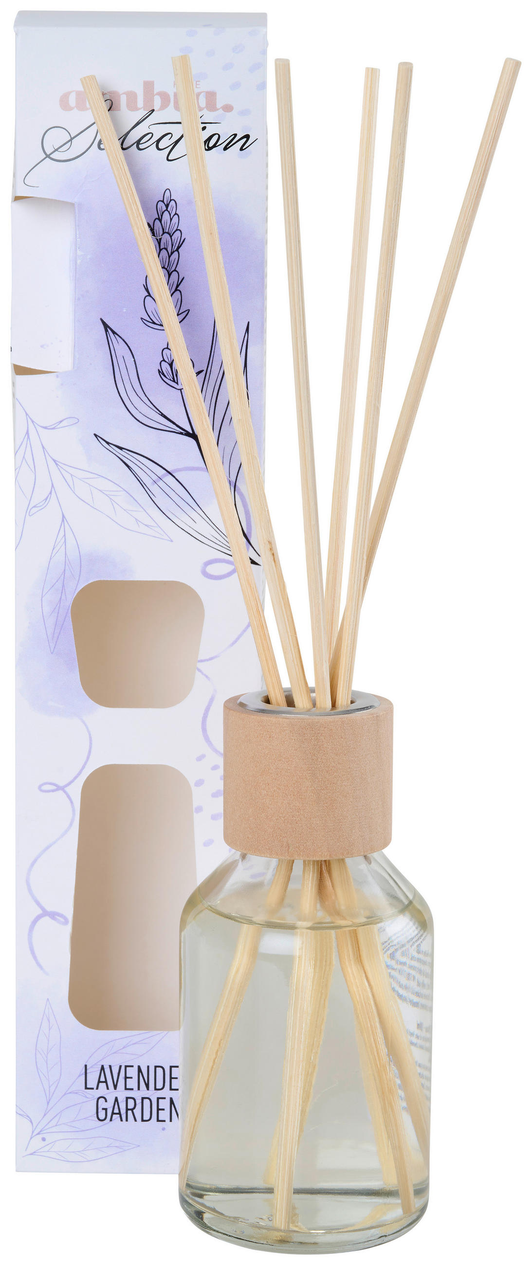 DIFUZÉR levandule, 100 ml - přírodní barvy, Basics (100ml) - Ambia Home