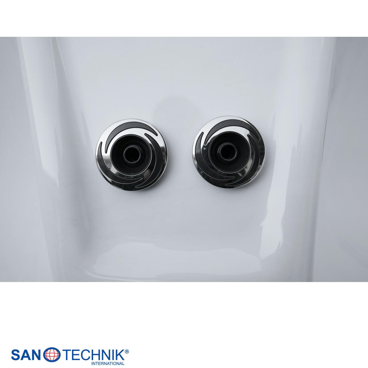 WHIRLPOOL Caorle  - Grauweiß, KONVENTIONELL, Kunststoff (210/180/82cm) - Sanotechnik