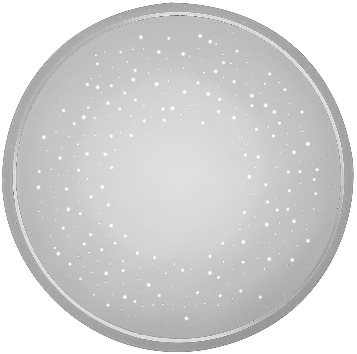 STROPNÉ LED SVIETIDLO, 35/35/9,5 cm - biela, Basics, kov (35/35/9,5cm) - Novel