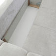 ECKSOFA in Chenille Creme  - Creme/Schwarz, KONVENTIONELL, Kunststoff/Textil (283/180cm) - Carryhome