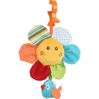 SPIELUHR Springtime 22,5/5/21 cm  - Multicolor, Basics, Kunststoff/Textil (22,5/5/21cm) - My Baby Lou