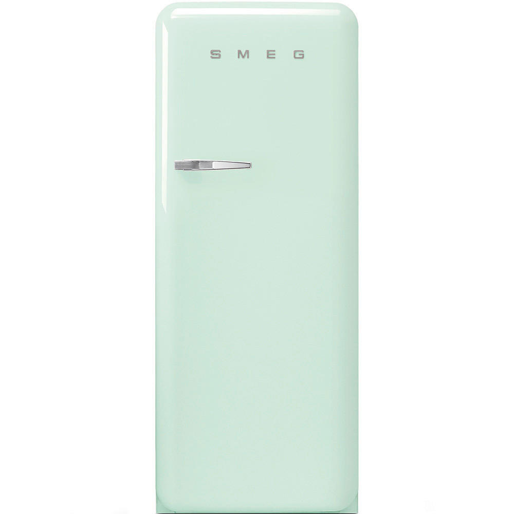 KÜHLSCHRANK 60,1/153/76,8 cm  - Pastellgrün, Basics, Glas/Metall (60,1/153/76,8cm) - SMEG