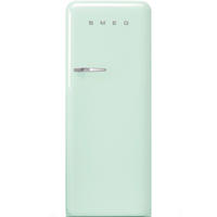 KÜHLSCHRANK 60,1/153/76,8 cm  - Pastellgrün, Basics, Glas/Metall (60,1/153/76,8cm) - SMEG