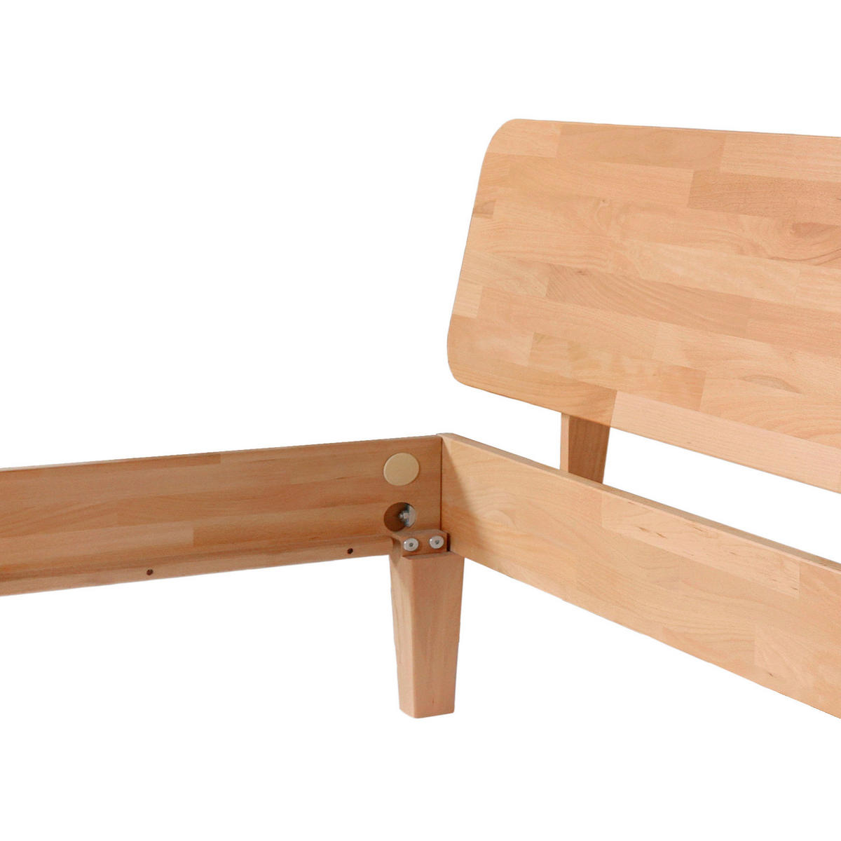 BETT 120/200 cm,  in  - Buchefarben, MODERN, Holz (120/200cm) - MID.YOU