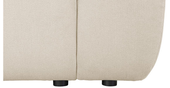 ECKSOFA in Velours Beige  - Beige/Schwarz, KONVENTIONELL, Kunststoff/Textil (168/298cm) - Carryhome