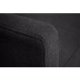 ECKSOFA Anthrazit Chenille - Anthrazit/Schwarz, KONVENTIONELL, Holz/Textil (159/221cm) - Carryhome