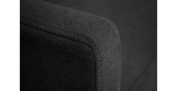 ECKSOFA Anthrazit Chenille - Anthrazit/Schwarz, KONVENTIONELL, Holz/Textil (159/221cm) - Carryhome