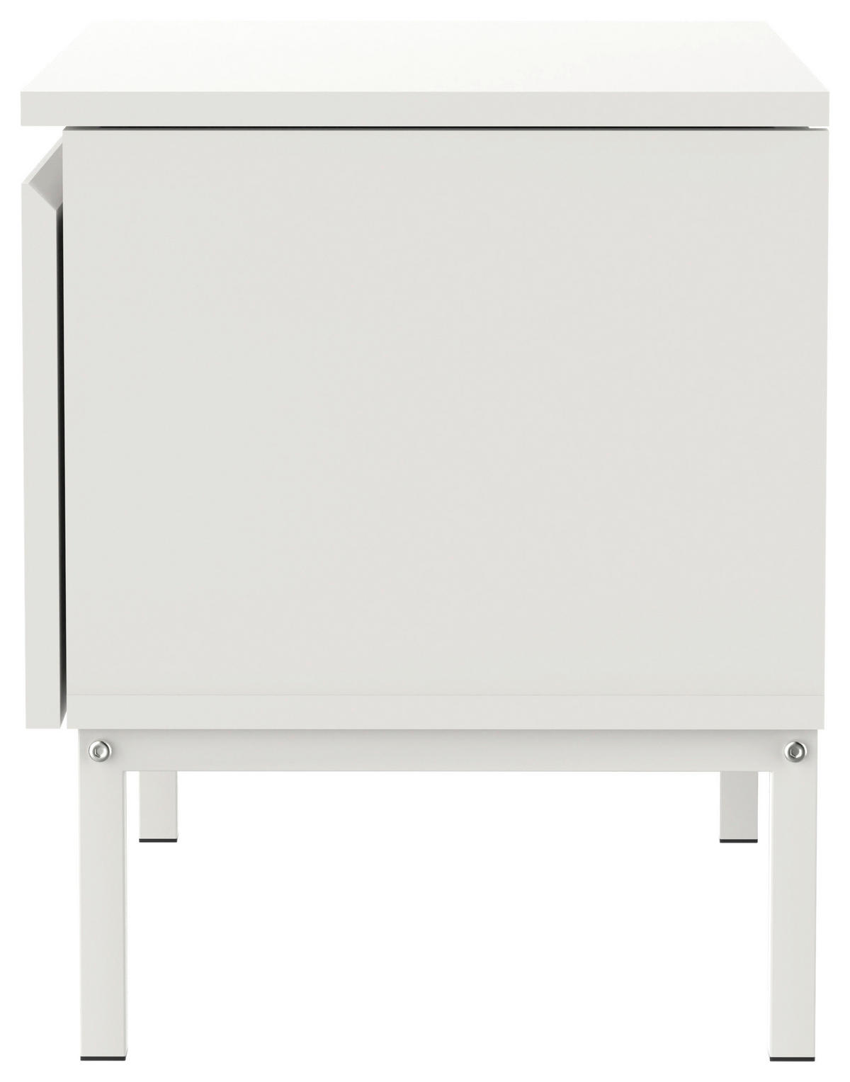 NACHTSCHRANK 49/43/35 cm  - Kaschmir, Design, Holzwerkstoff/Metall (49/43/35cm) - Hom`in