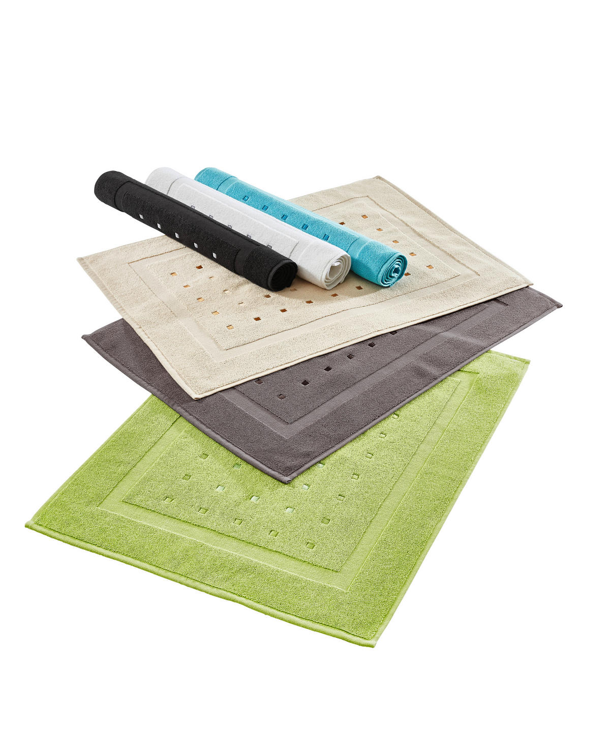 BADEMATTE Weiss 50/70 cm  - Weiss, Design, Textil (50/70cm) - Esposa