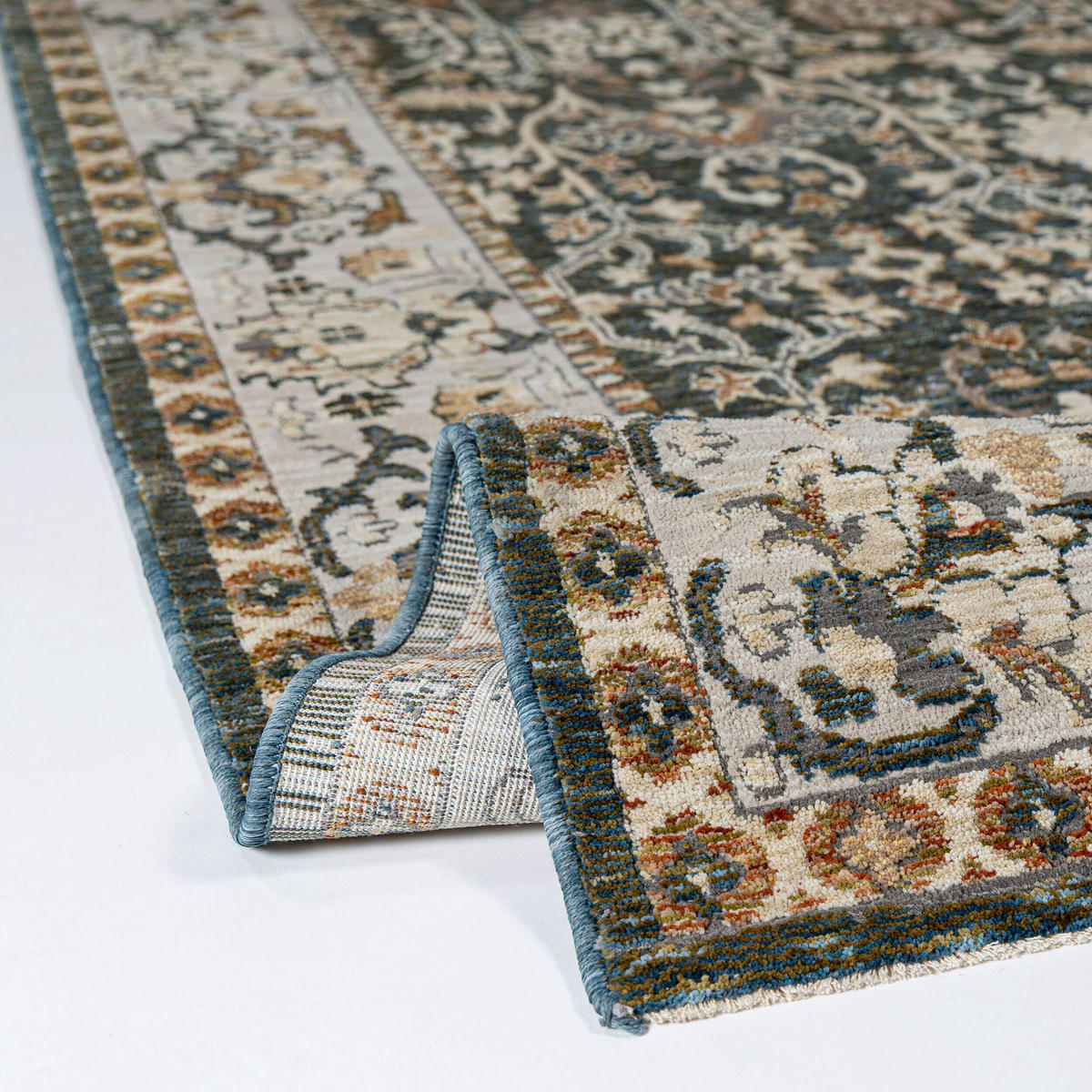 VINTAGE-TEPPICH 200/300 cm Amelina Waldgrün  - Waldgrün, Basics, Kunststoff/Textil (200/300cm) - Flair Rugs
