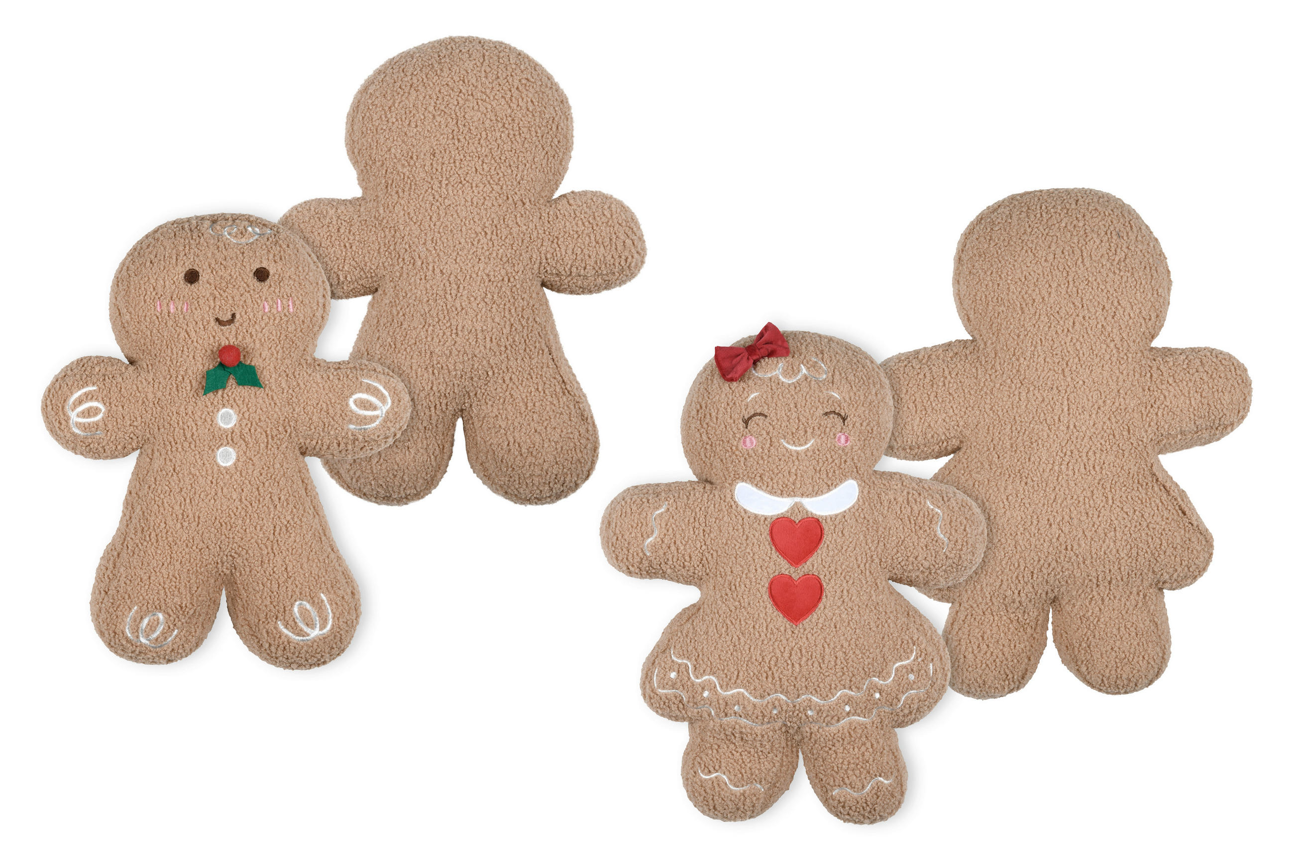 OKRASNA BLAZINA  CHRISTMAS    41/30 cm         - rjava, Basics, tekstil (41/30cm)