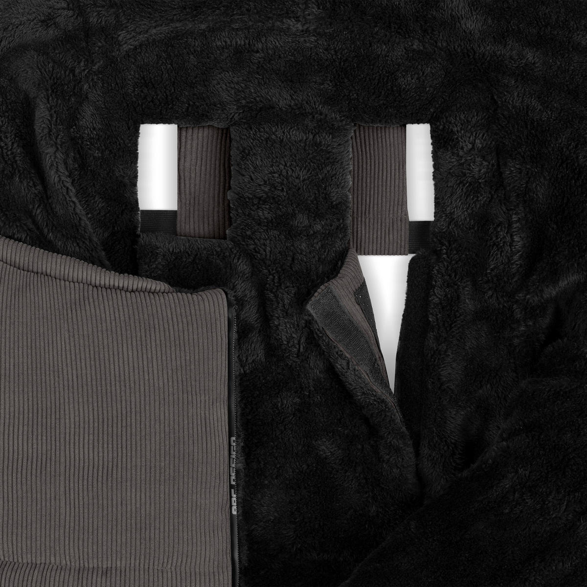 FUßSACK Winterfußsack  - Grau, Basics, Textil (98/47/8cm) - ABC Design