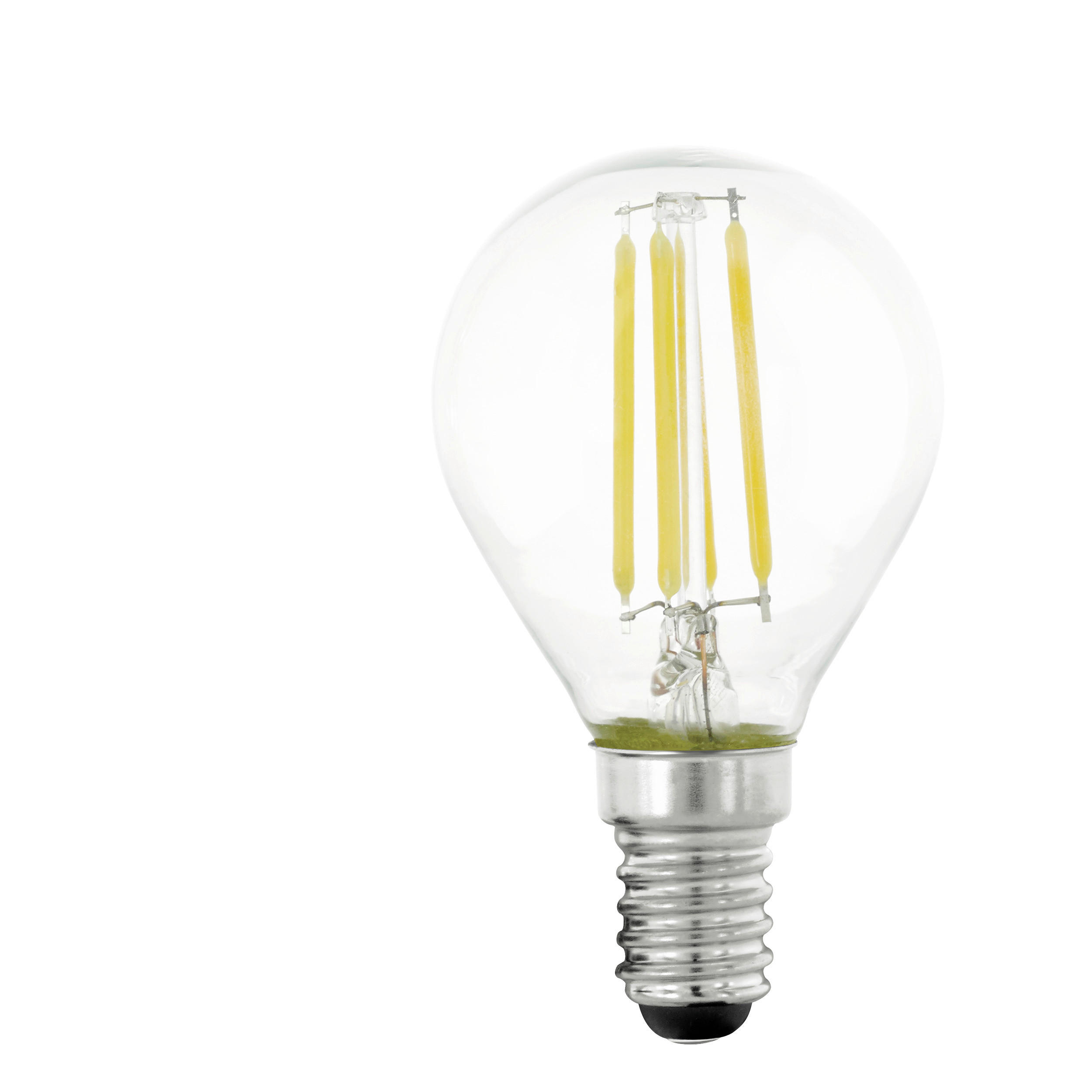 LED-LEUCHTMITTEL   E14 4,5 W  - Klar, Basics, Glas (4,5/7,6/4,5cm) - Eglo