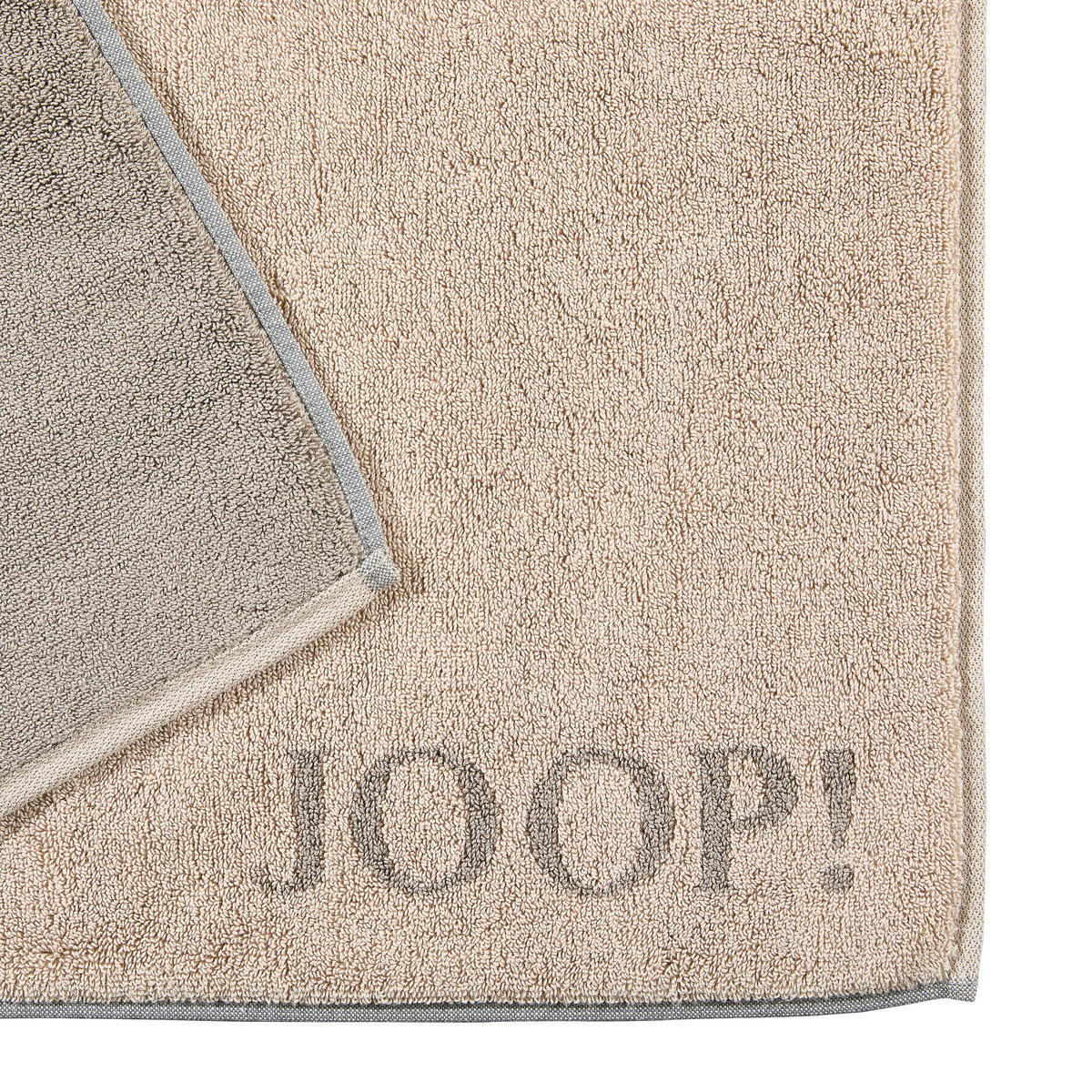 BADEMATTE Graphitfarben, Sandfarben 50/80 cm  - Sandfarben/Graphitfarben, Basics, Textil (50/80cm) - Joop!