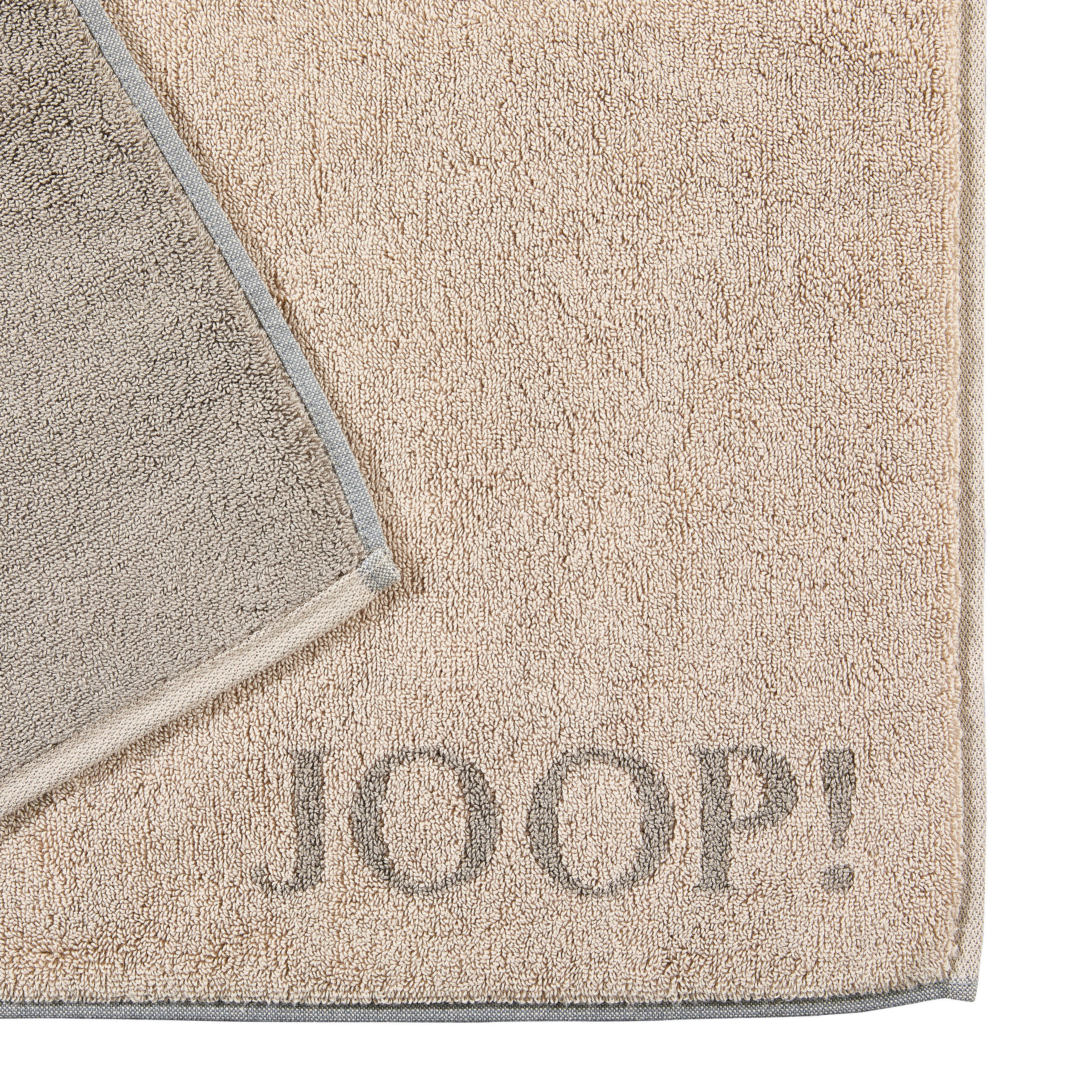 Thumbnail - Joop! Badematte Classic Doubleface, Graphit, Sand, Textil, Uni, rechteckig, 50x80 cm, Made in Germany, Oeko-Tex® Standar...