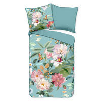 WENDEBETTWÄSCHE Fungi Satin 135/200 cm  - Multicolor, Natur, Textil (135/200cm)