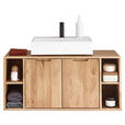 WASCHBECKENUNTERSCHRANK 105/48/40 cm  - Wildeiche, Basics, Holz (105/48/40cm) - Linea Natura