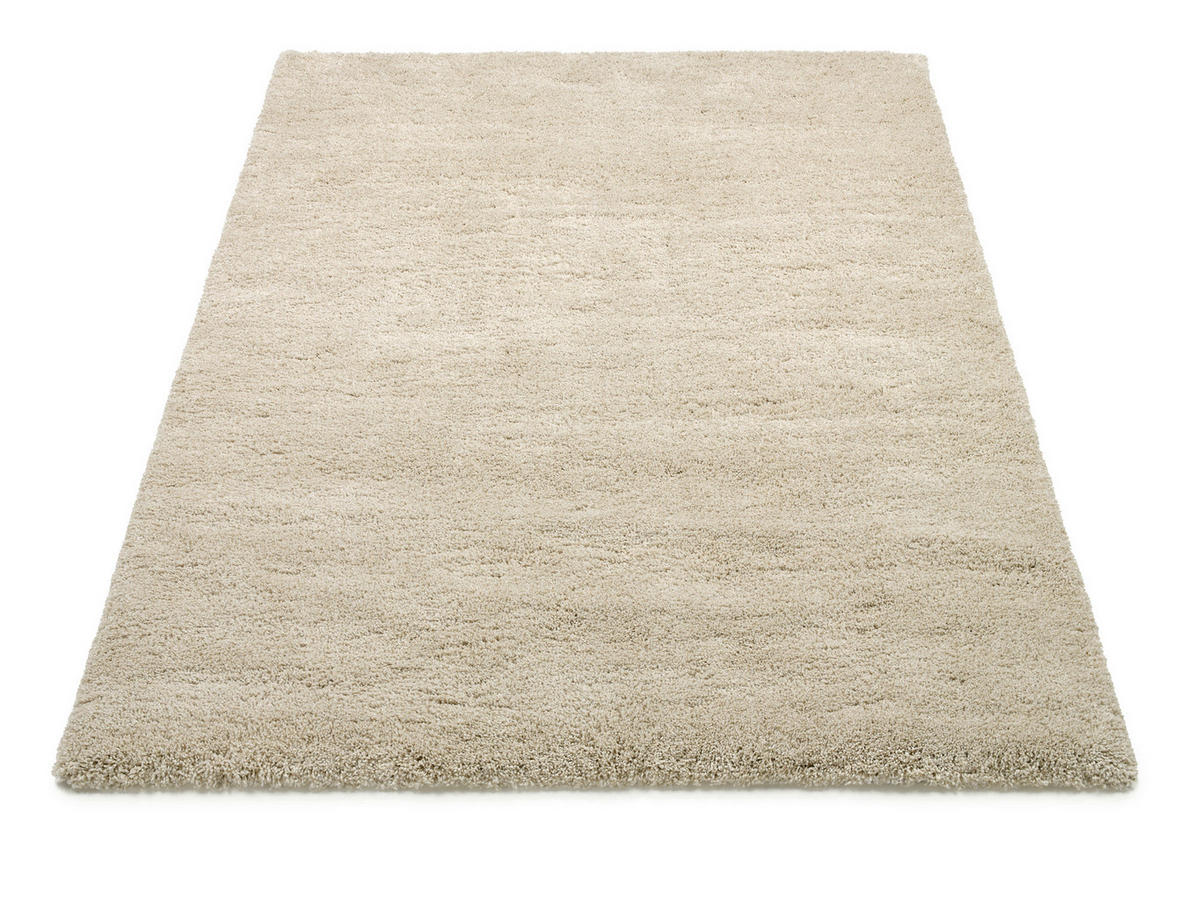 HOCHFLORTEPPICH 160/230 cm Longo Beige  - Beige, KONVENTIONELL, Textil (160/230cm) - Novel