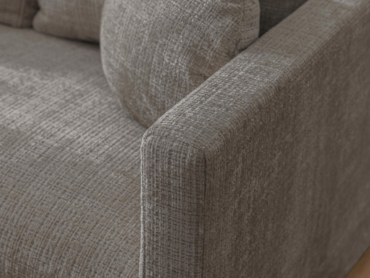 SESSELBEZUG - Braun, Design, Textil (84/89/95cm) - P & B