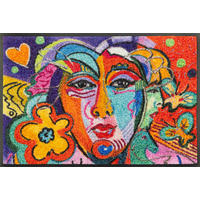 FUßMATTE 40/60 cm  - Multicolor, LIFESTYLE, Kunststoff/Textil (40/60cm) - wash+dry