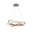 LED-HÄNGELEUCHTE 55/150 cm  - Cappuccino, Design, Kunststoff/Metall (55/150cm) - Novel