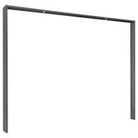 PASPARTOVÝ RÁM, barvy grafitu, 280/215/23 cm - barvy grafitu, Lifestyle, kompozitní dřevo (280/215/23cm) - Carryhome