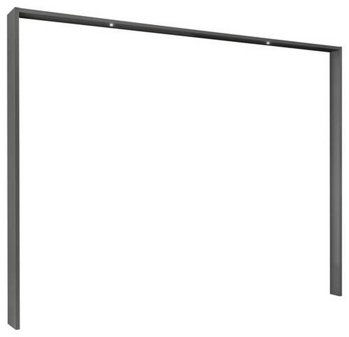PASPARTOVÝ RÁM, barvy grafitu, 280/215/23 cm - barvy grafitu, Lifestyle, kompozitní dřevo (280/215/23cm) - Carryhome
