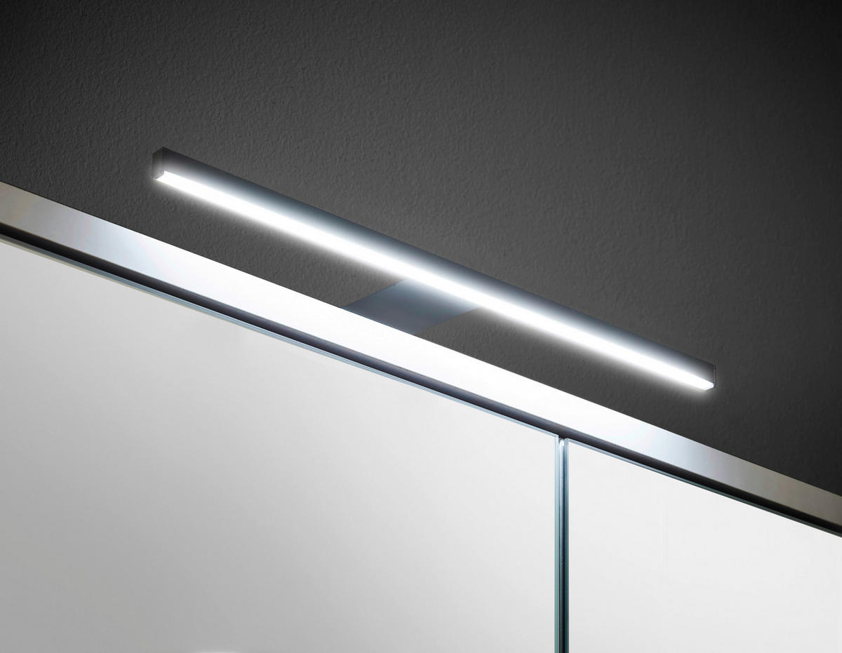 SPIEGELSCHRANK 60/70/20 cm  - Eichefarben/Hellgrau, Basics, Glas/Holzwerkstoff (60/70/20cm) - MID.YOU