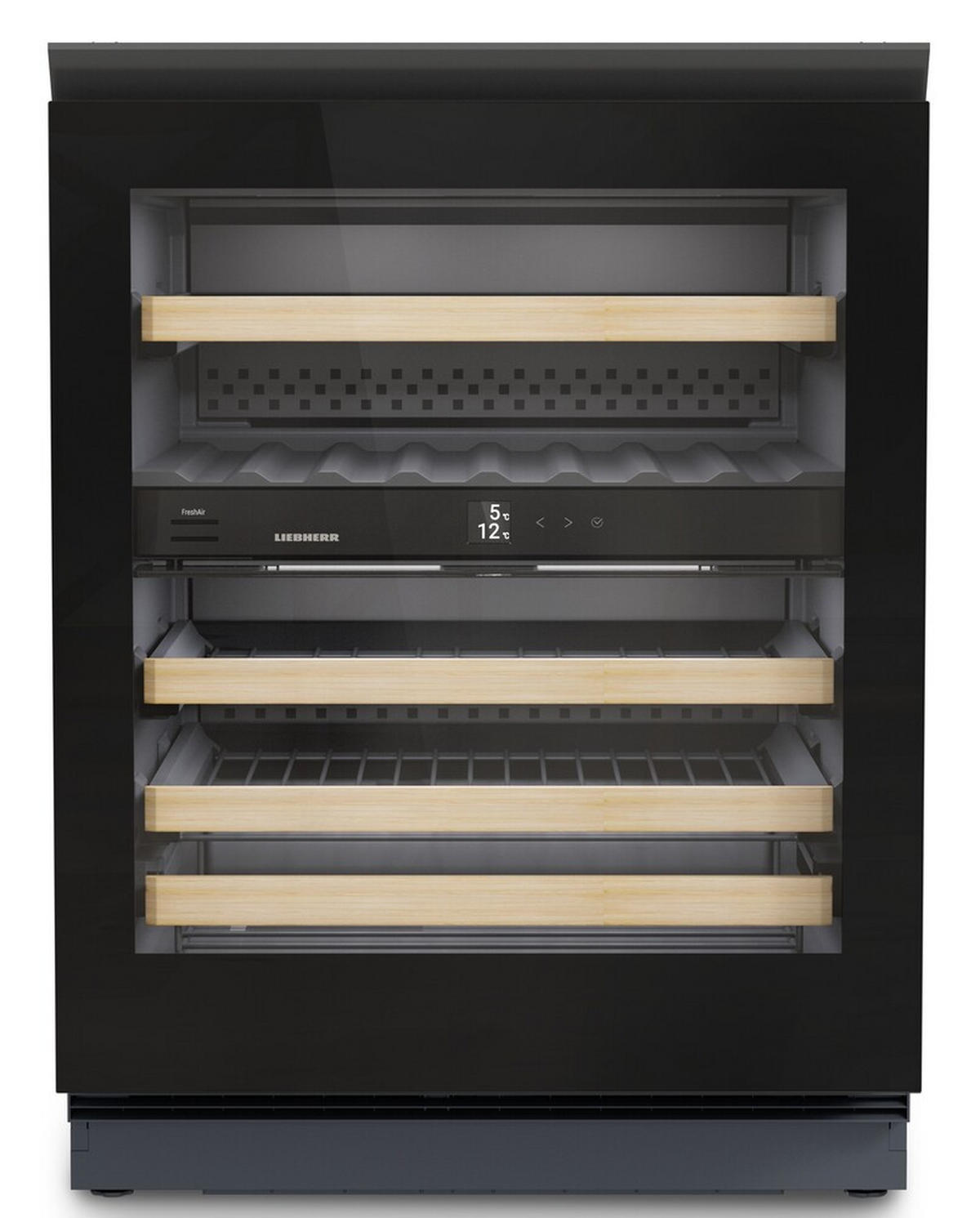 WEINKÜHLSCHRANK UWGB3632  - Schwarz, Basics, Holz/Metall (59,7/81,9/57,9cm) - Liebherr