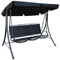 HAMMOCK   203/160/122 cm  - svart, Basics, metall/textil (203/160/122cm) - Best Price