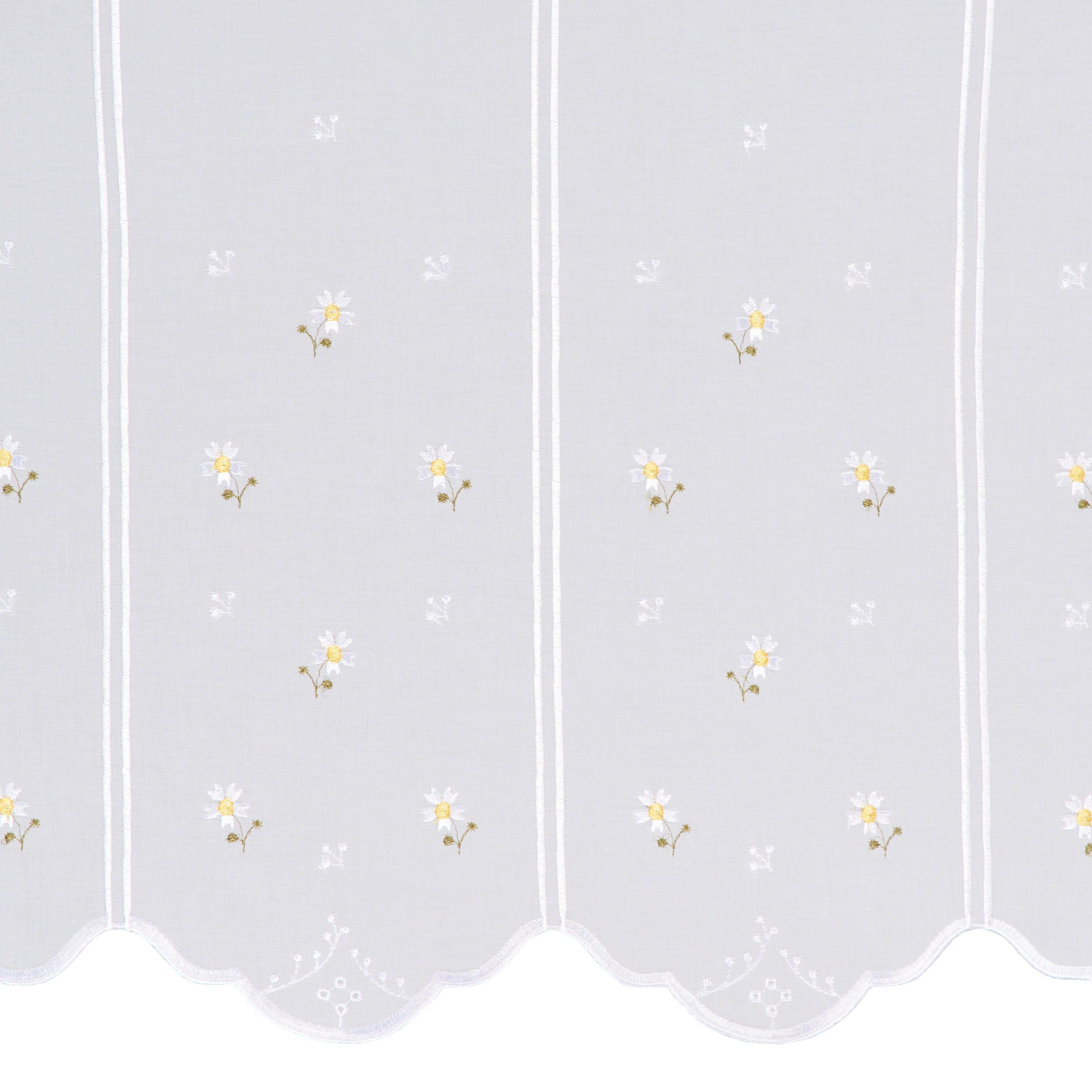 ZÁCLONA KRÁTKÁ, poloprůhledné, 60 cm - světle žlutá, Konvenční, textil (60cm) - Esposa