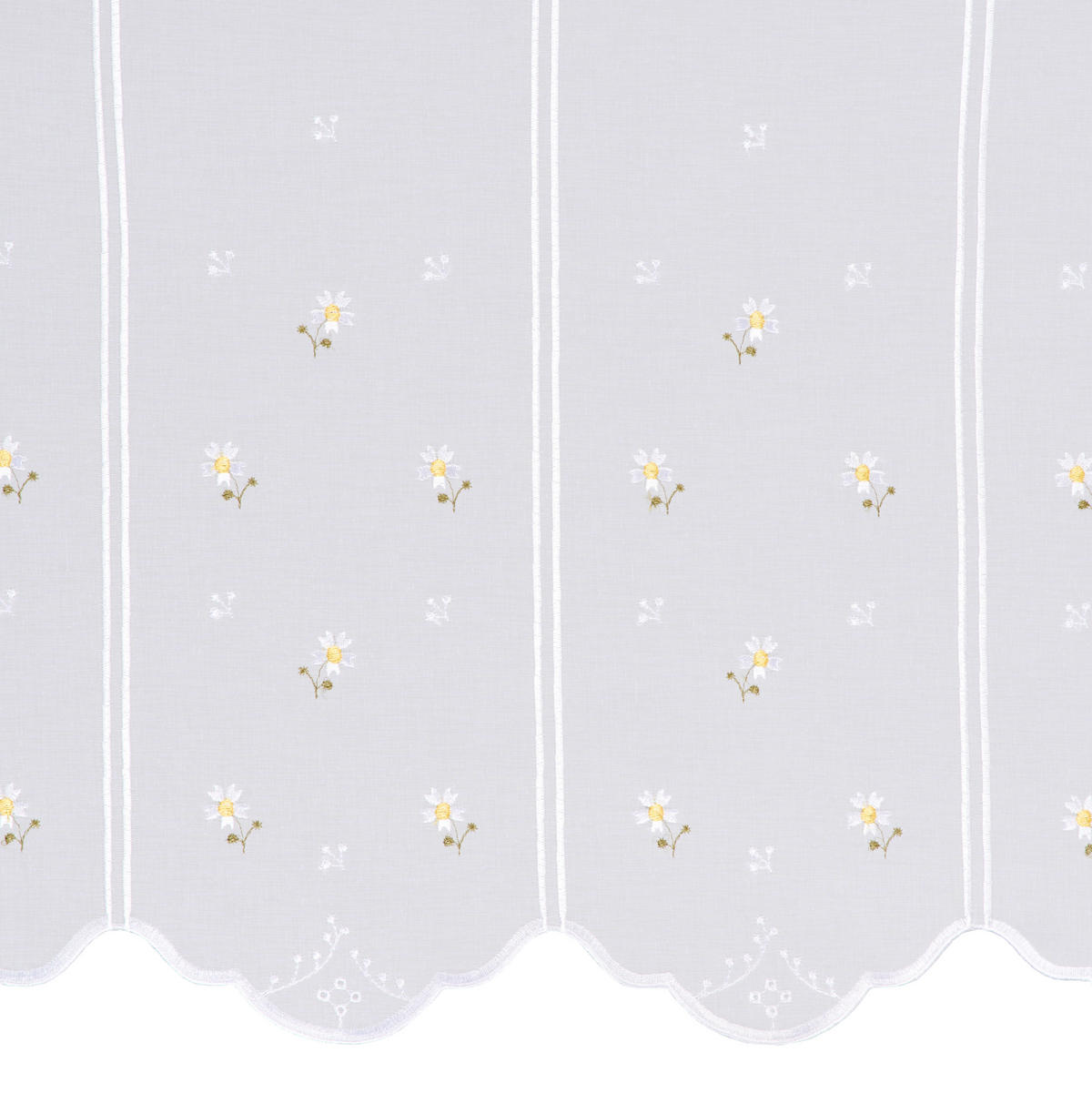 ZÁCLONA KRÁTKÁ, poloprůhledné, 45 cm - světle žlutá, Konvenční, textil (45cm) - Esposa