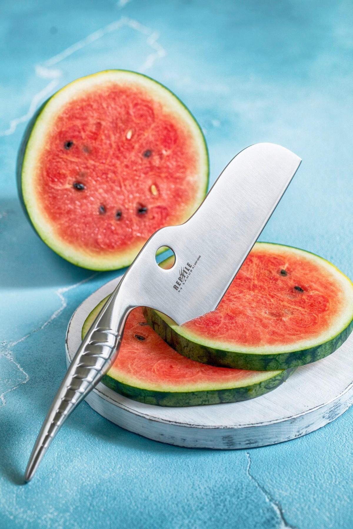 KUHARSKI NOŽ  REPTILE        30 cm    nerjaveče jeklo - srebrne barve, Basics, kovina (30cm) - Samura