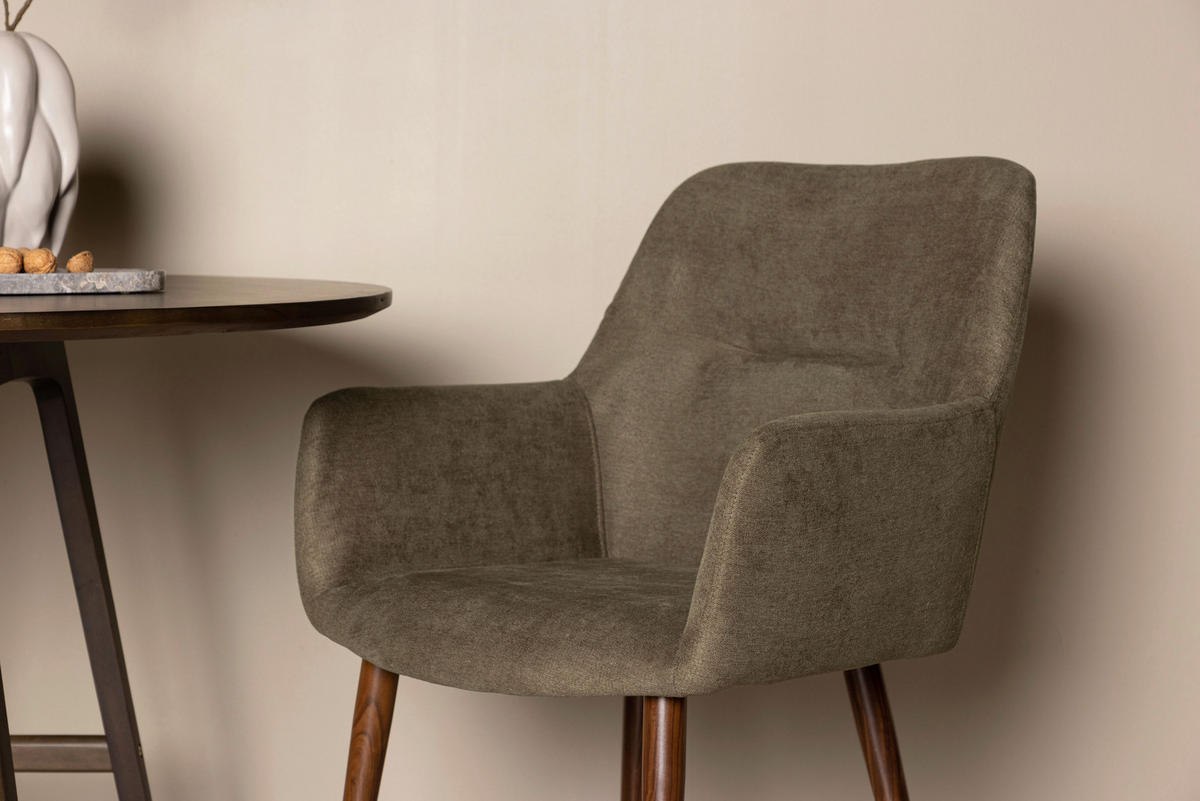STOLSET stål flatväv  - mörkgrå/brun, Design, metall/textil (60/90/62cm) - Livetastic