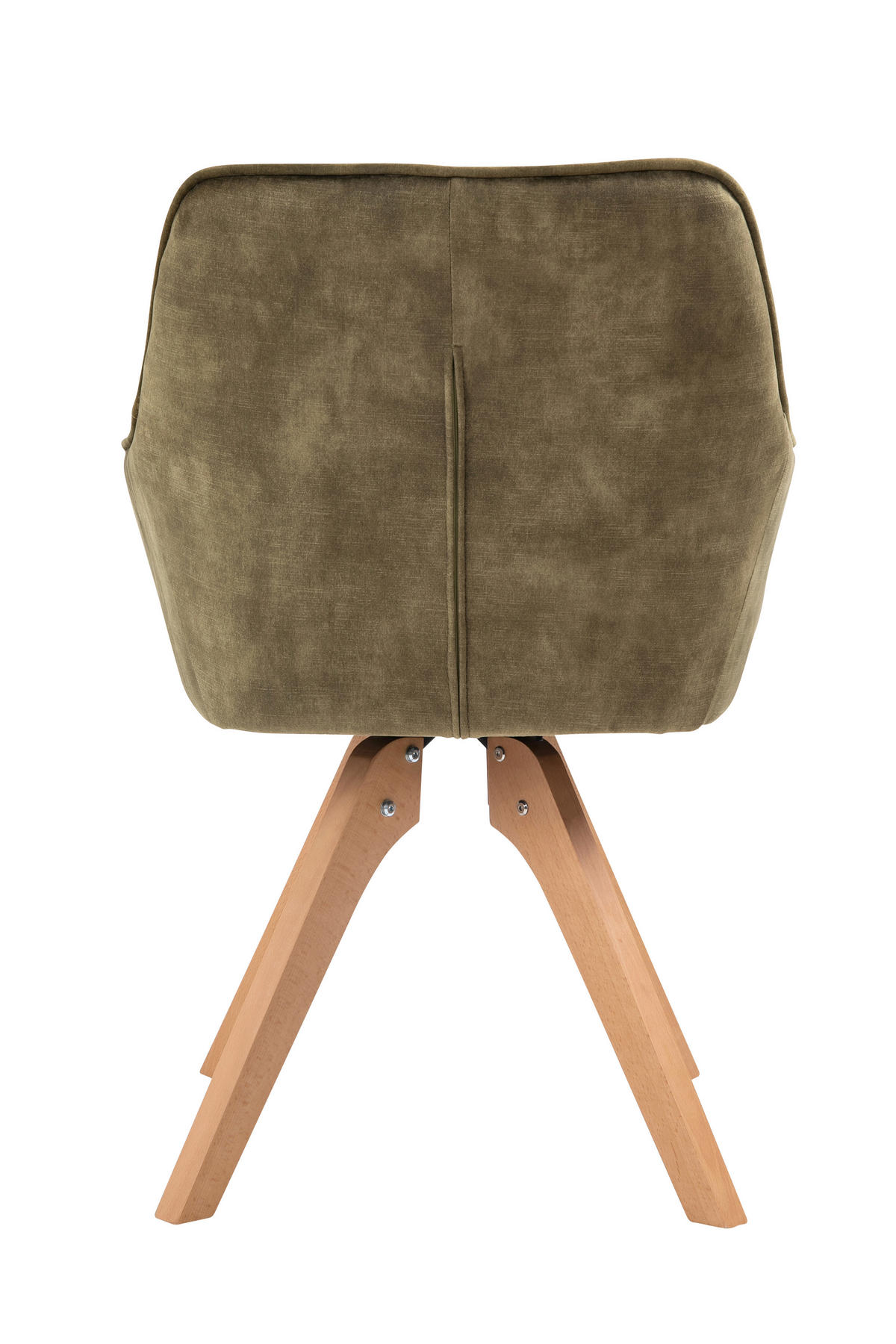 ARMLEHNSTUHL  in Samt  - Eichefarben/Grün, MODERN, Holz/Textil (59/85/61cm) - Livetastic